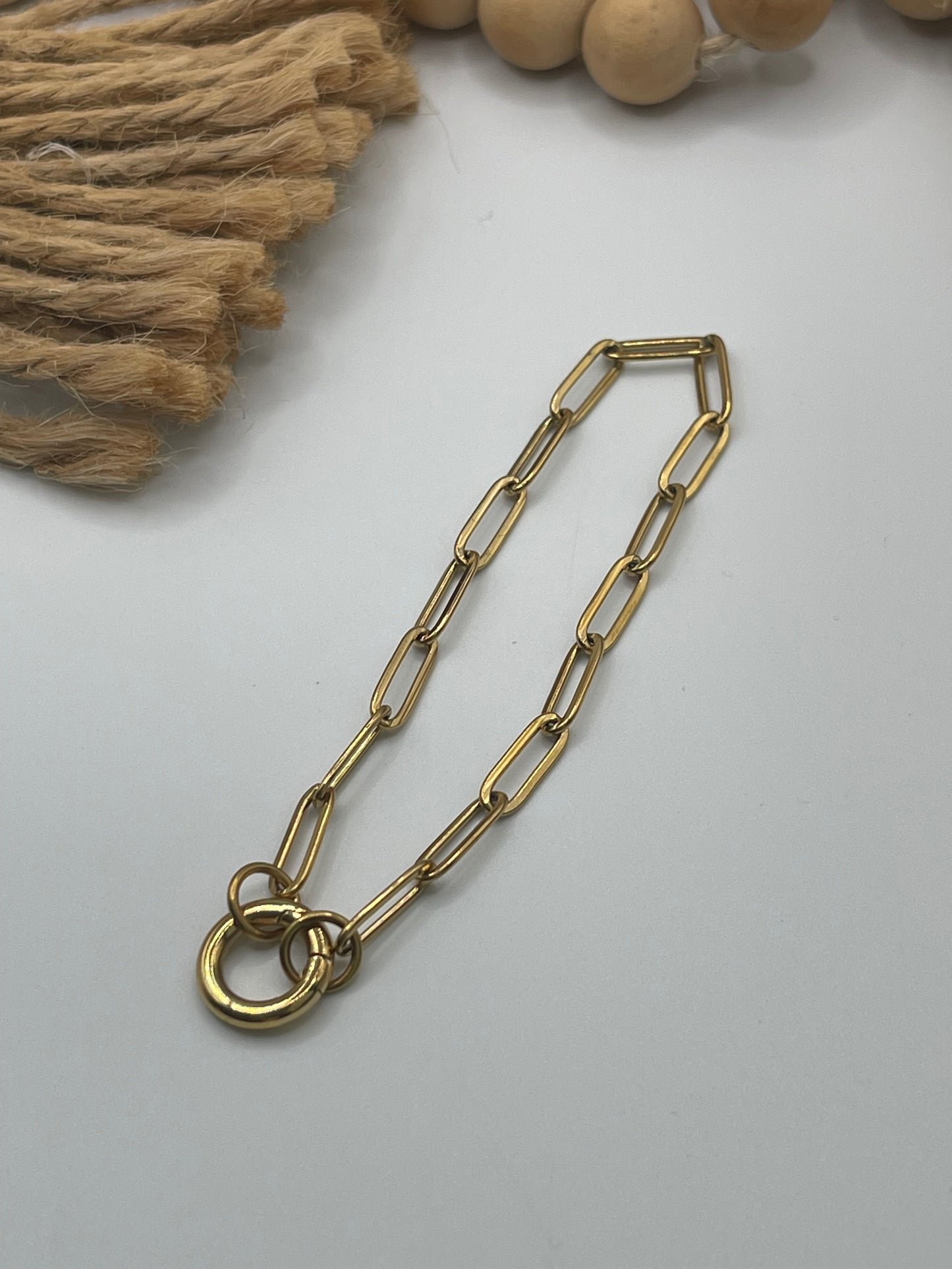 Forever Paperclip Bracelet