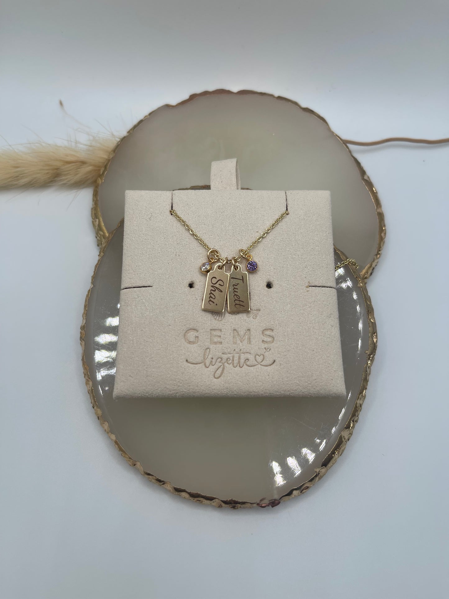 Engraved Mini Tags Necklace