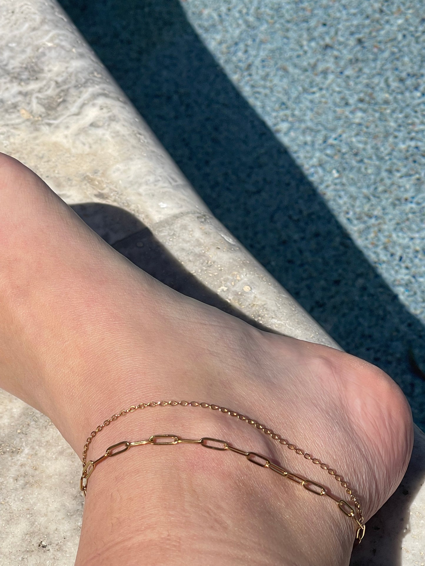 Stacked Anklet