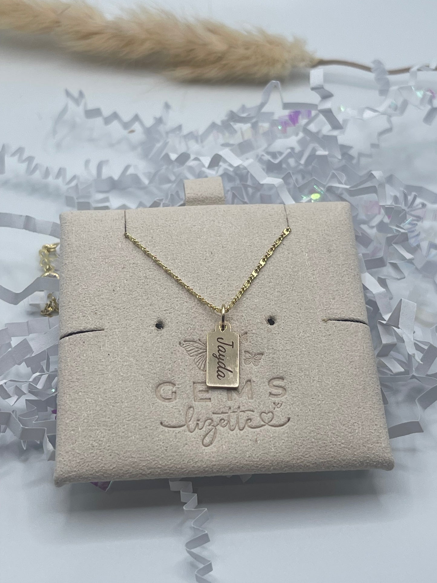 Engraved Mini Tags Necklace