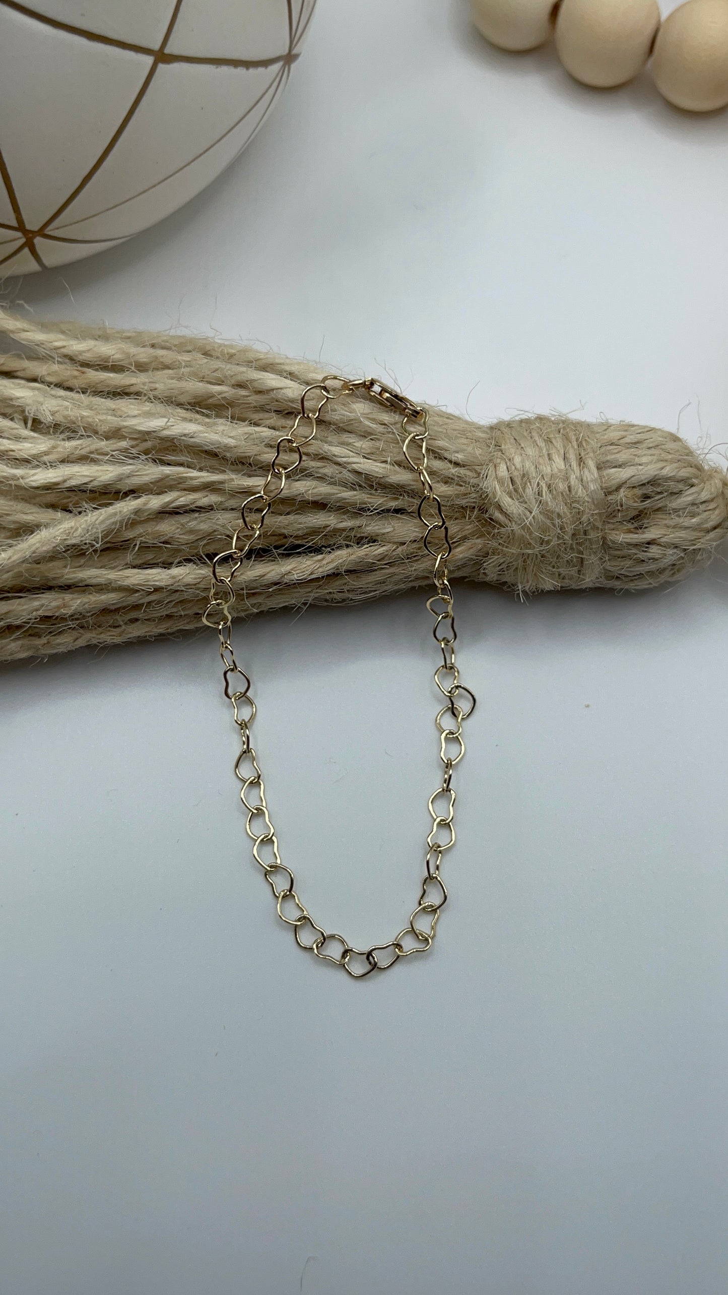 Heart Chain Bracelet