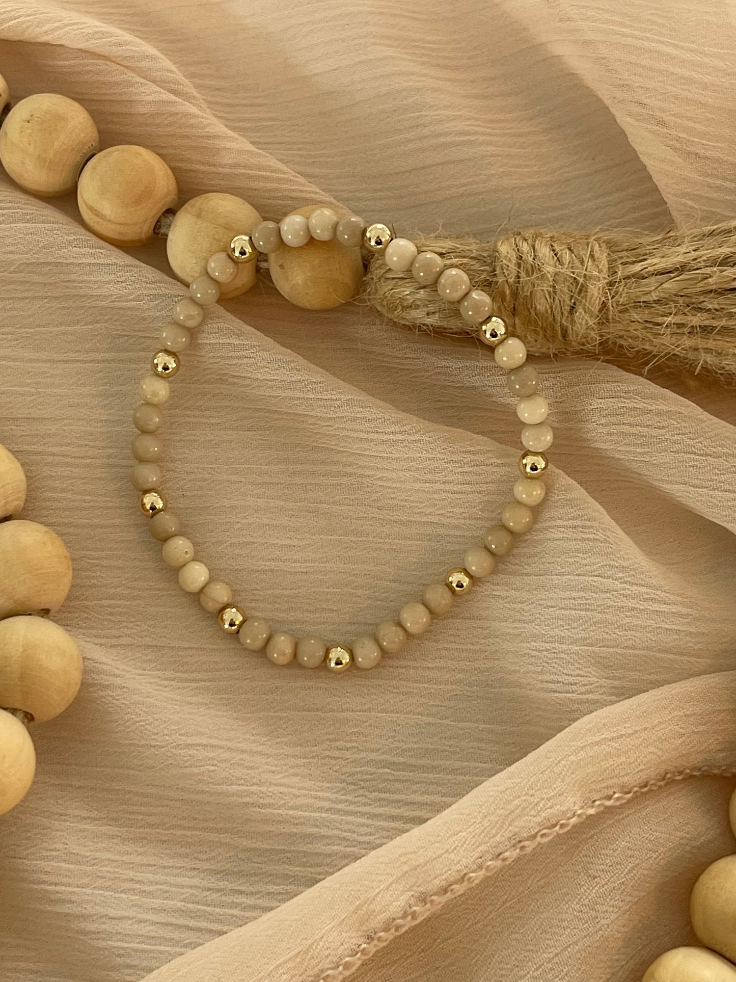White Fossil Bracelet