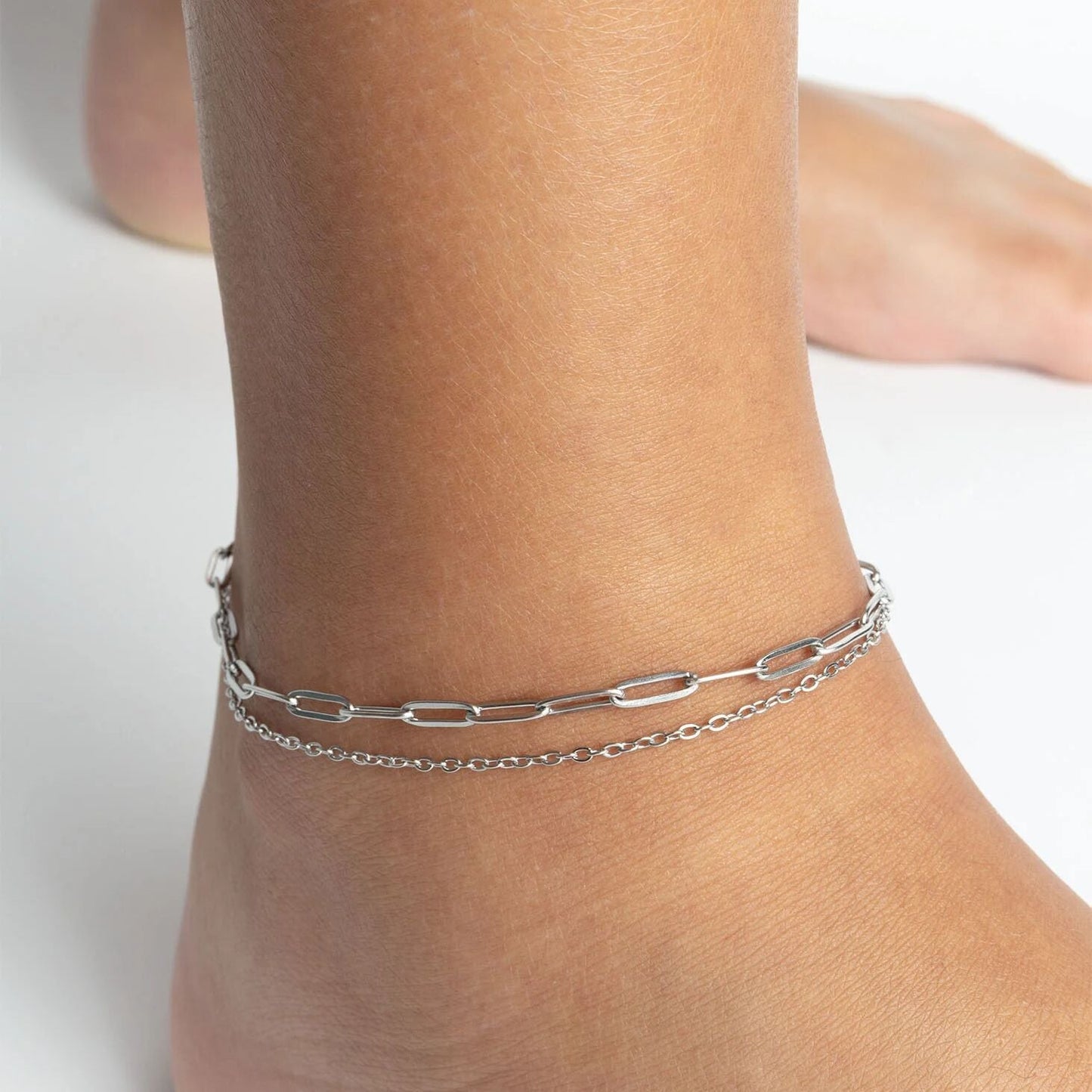 Layered Stella Anklet