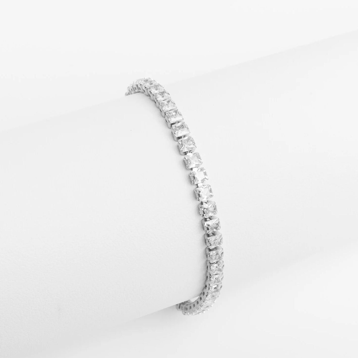 Estelle Emerald Cut Tennis Bracelet