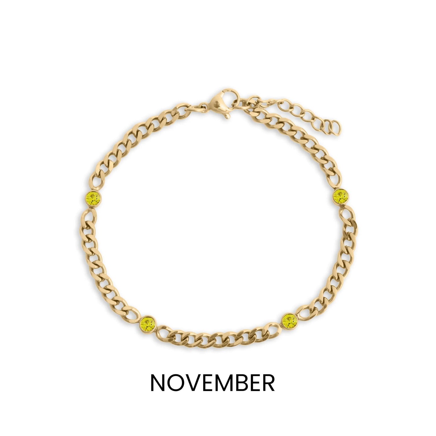 Eloise Birth Stone Bracelet