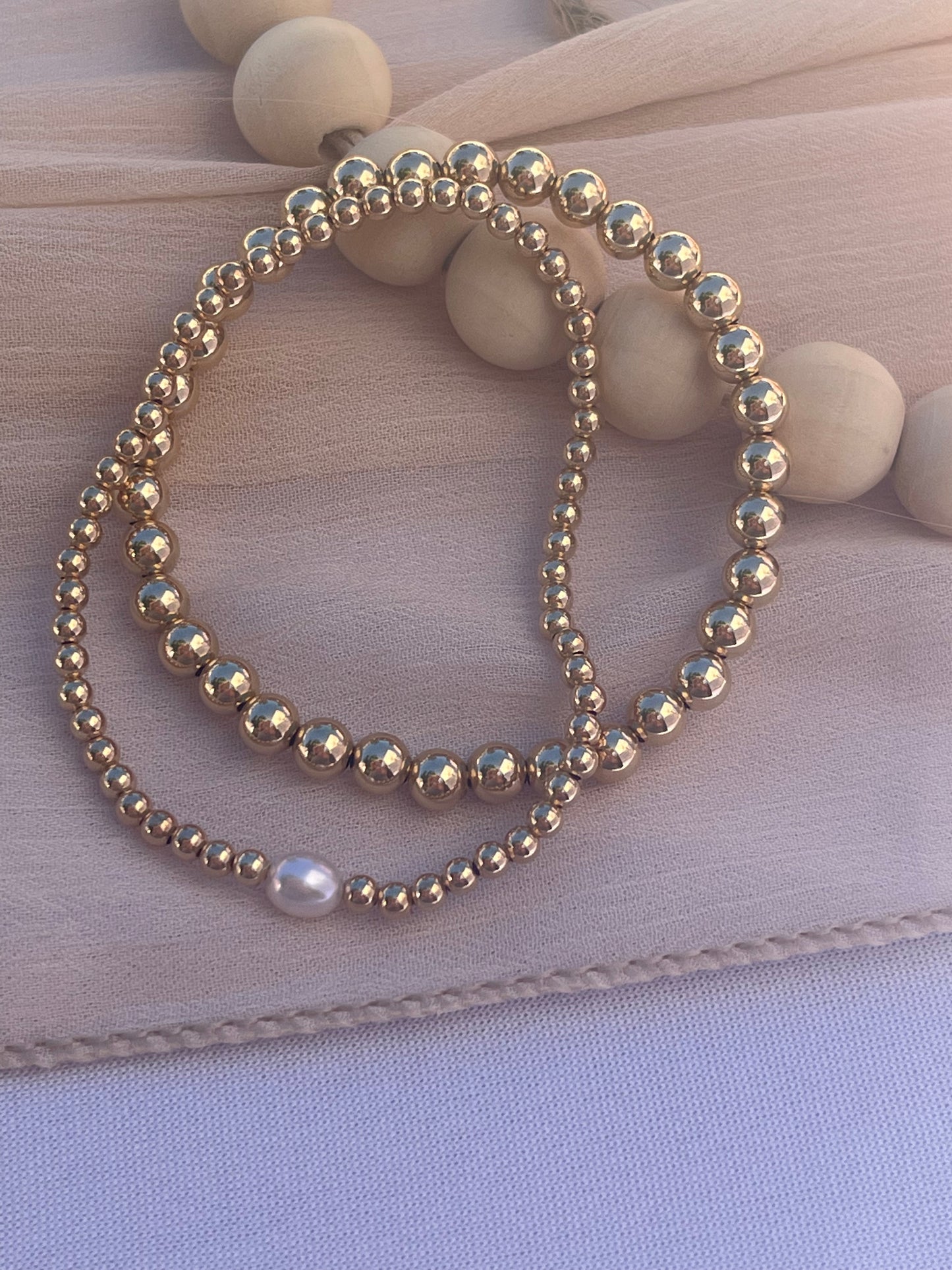 Single Pearl Bracelet