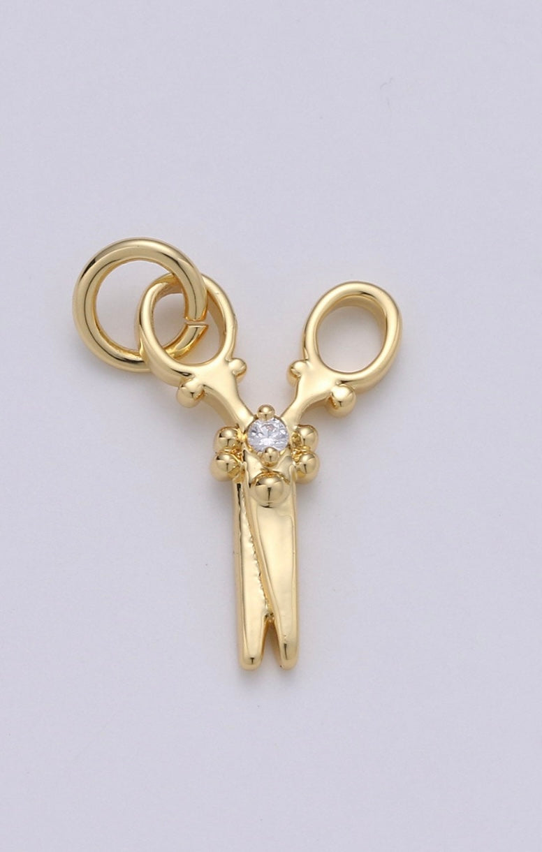 Scissors Charm